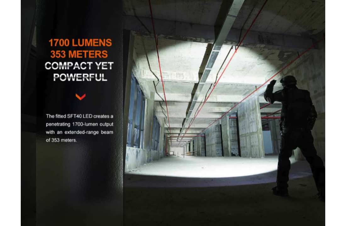 PD35R Zaklamp/Flashlight (1700 lumen)