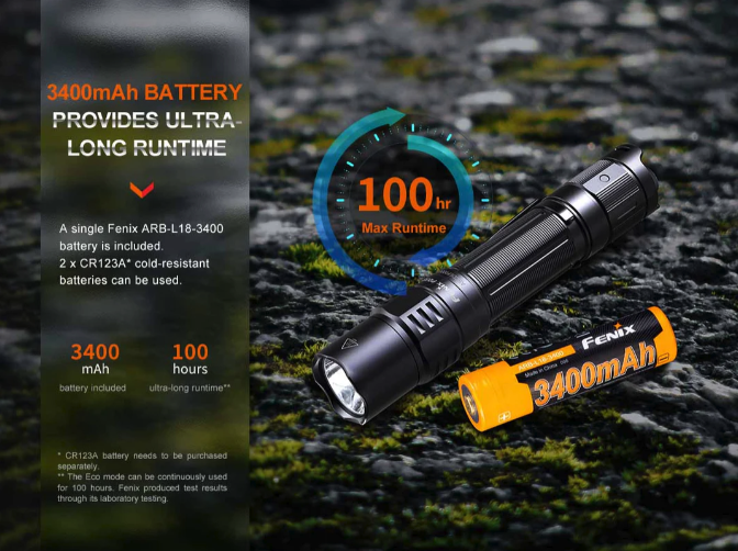 PD35R Zaklamp / Flashlight (1700 lumen)