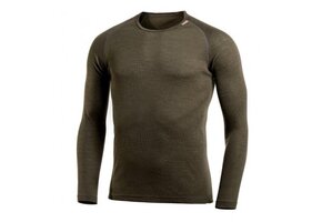 Crewneck LITE Merino LS Shirt Pine Green