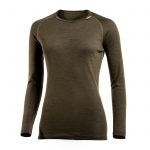 Crewneck LITE Merino LS Shirt Pine Green