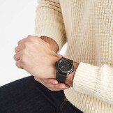 0321 Leather Back SEA Turtle Giant Black OPS (44mm)