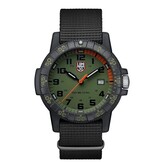 0337 Leather Back SEA Turtle Giant Black Green (44mm)