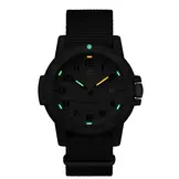 0337 Leather Back SEA Turtle Giant Black Green (44mm)