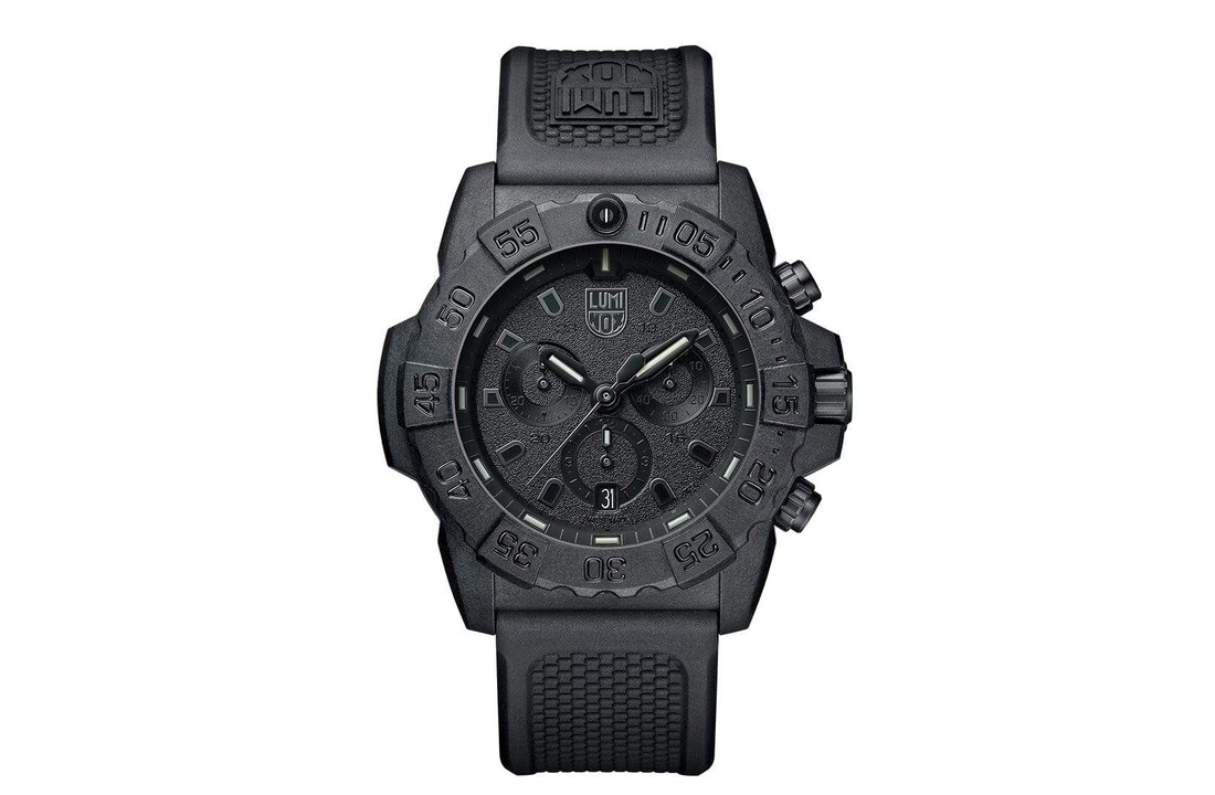 Luminox 3581 Navy Seal Chronograph Black OPS - GearPoint