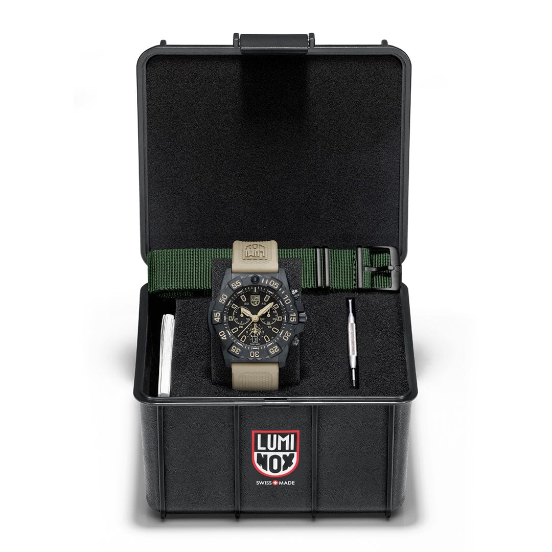 3590 Navy Seal Foundation Chronograph Black Tan (45mm)