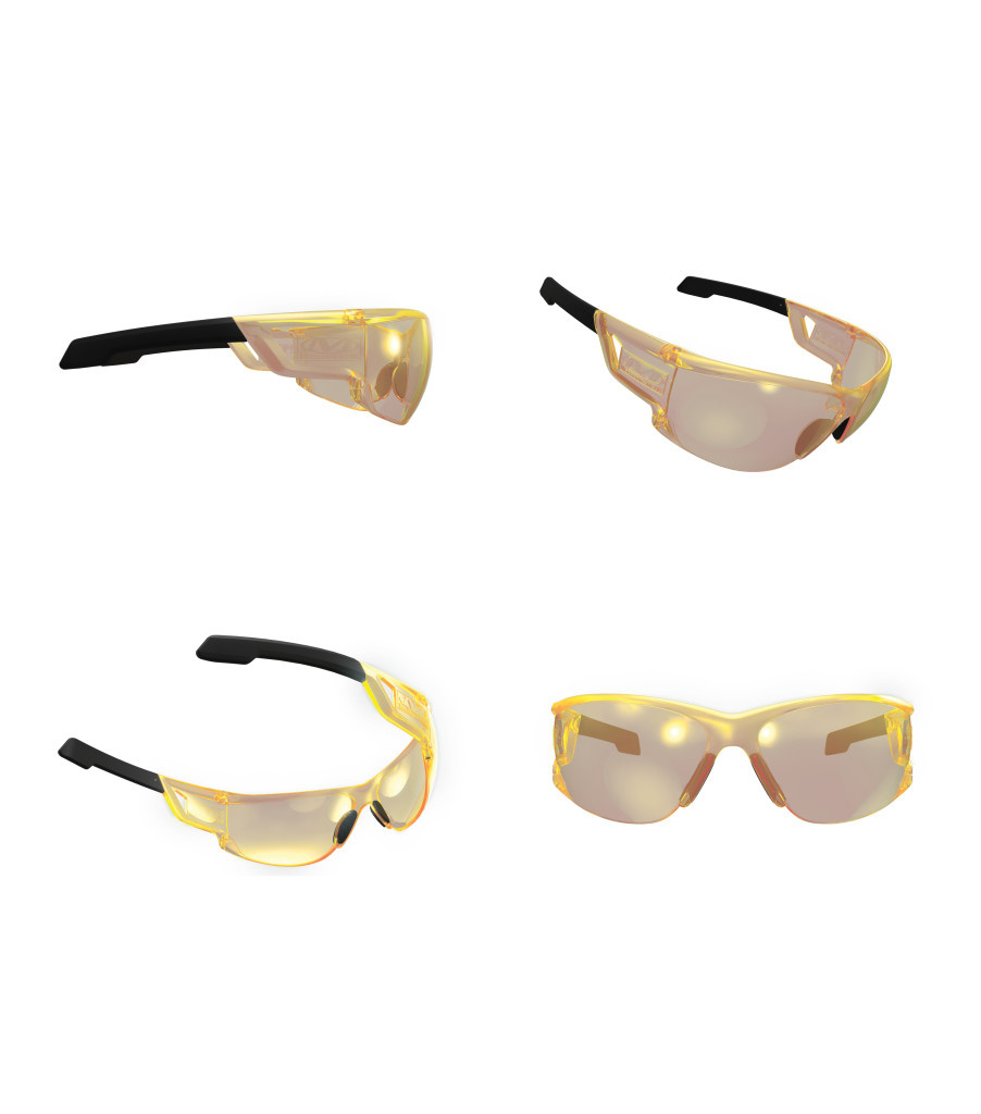 Mechanix Vision Type-N Amber Ballistic Glasses
