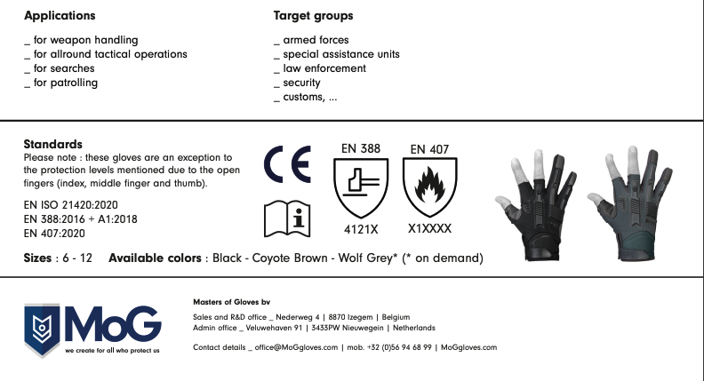 8114C - TARGET Trivium High Abrasion Gloves Coyote