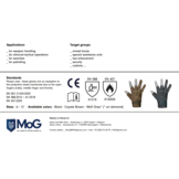 8114B - TARGET Trivium High Abrasion Gloves Black Wolf