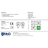 5505B - TARGET Polar Winter Gloves Black