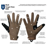 5505C - TARGET Polar Winter Gloves Coyote