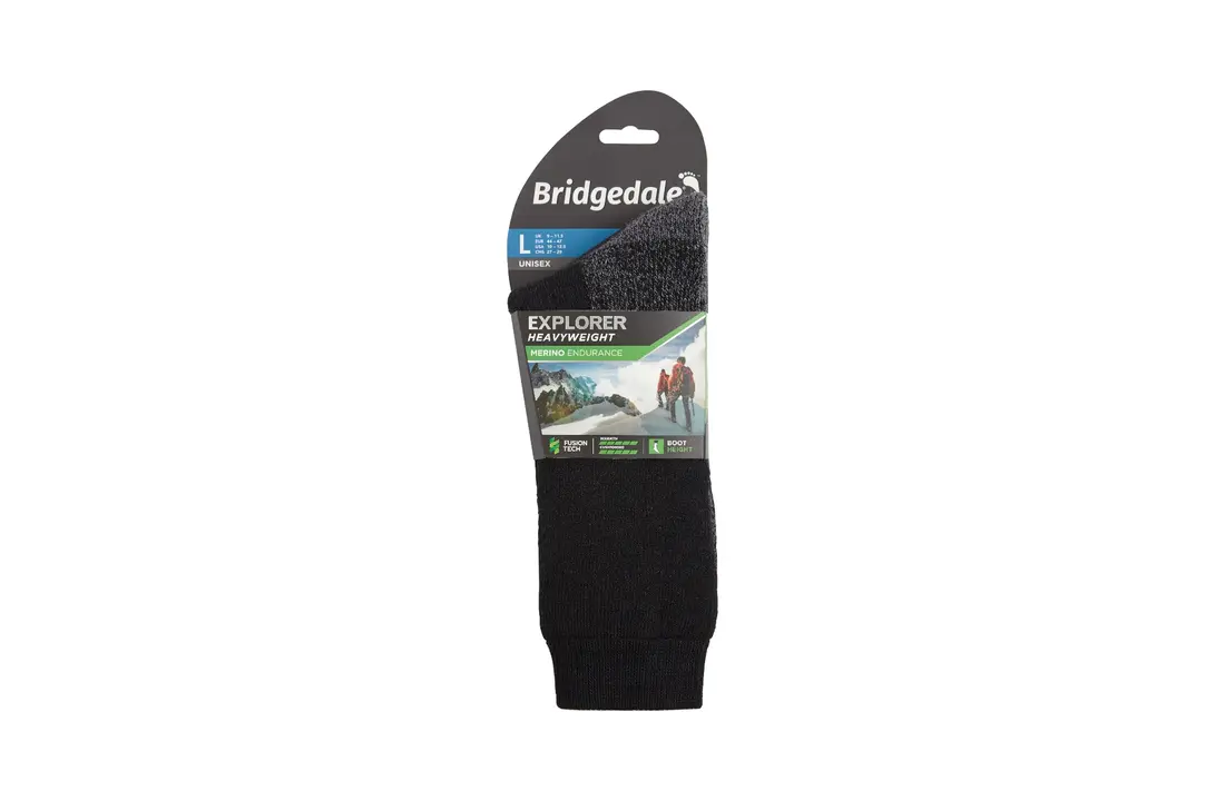 HIKE Heavyweight Merino Performance Socks Black