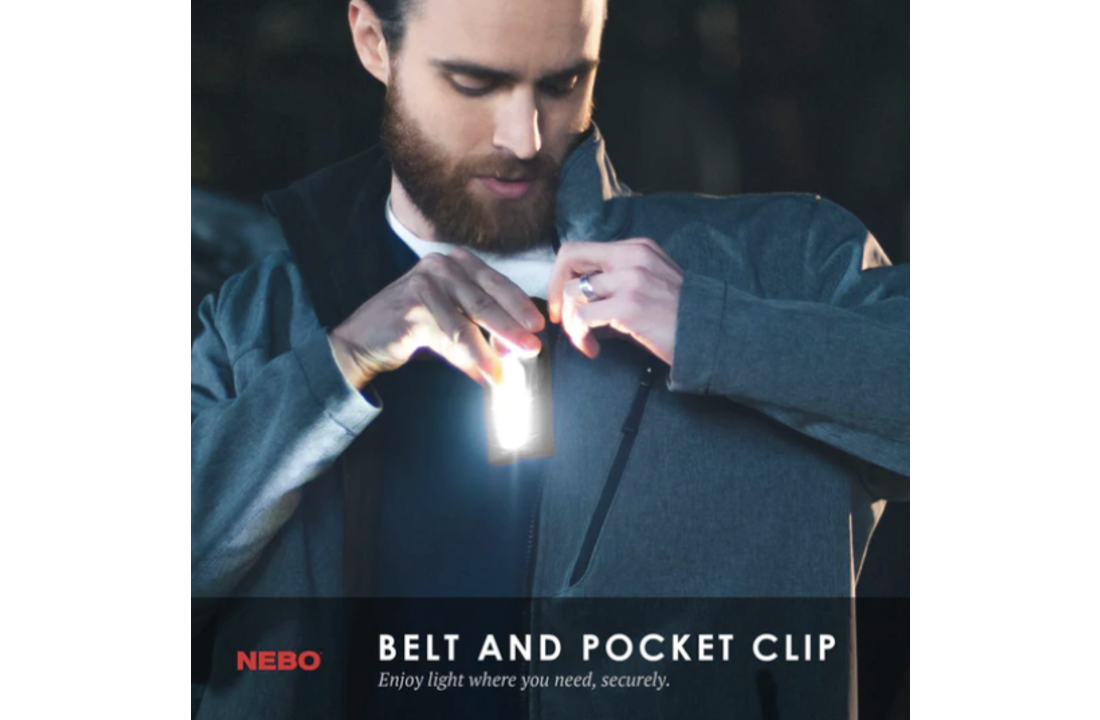 TiNO Pocket Light 300 lumen Grey