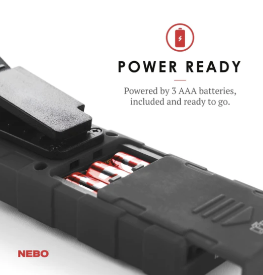 TiNO Pocket Light 300 lumen Grey