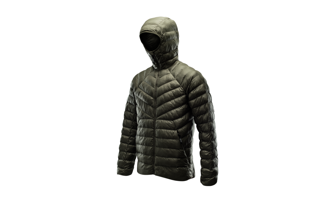 ITHAX Jacket Obsidian Olive Size: S