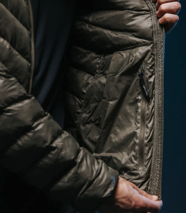 ITHAX Jacket Obsidian Olive Size: S