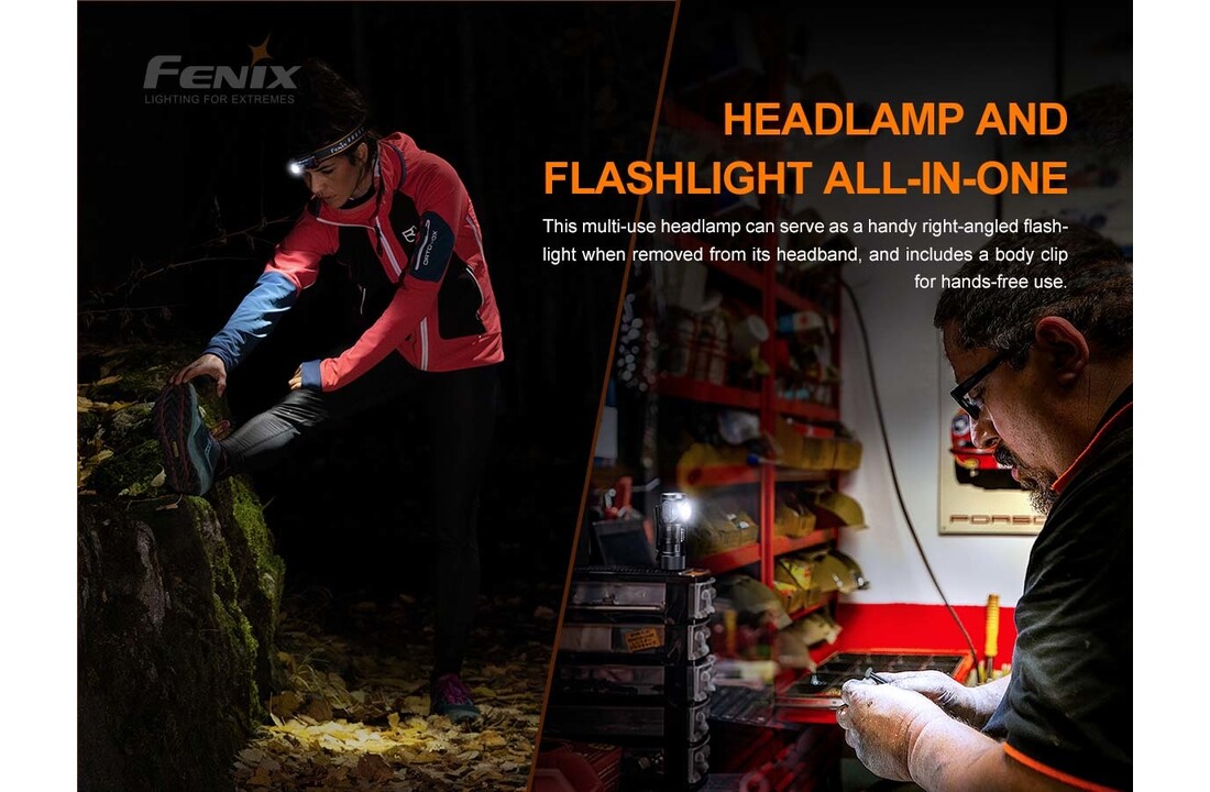 HM50R V2.0 Hoofdlamp / Headlight (700 lumen) incl Accu