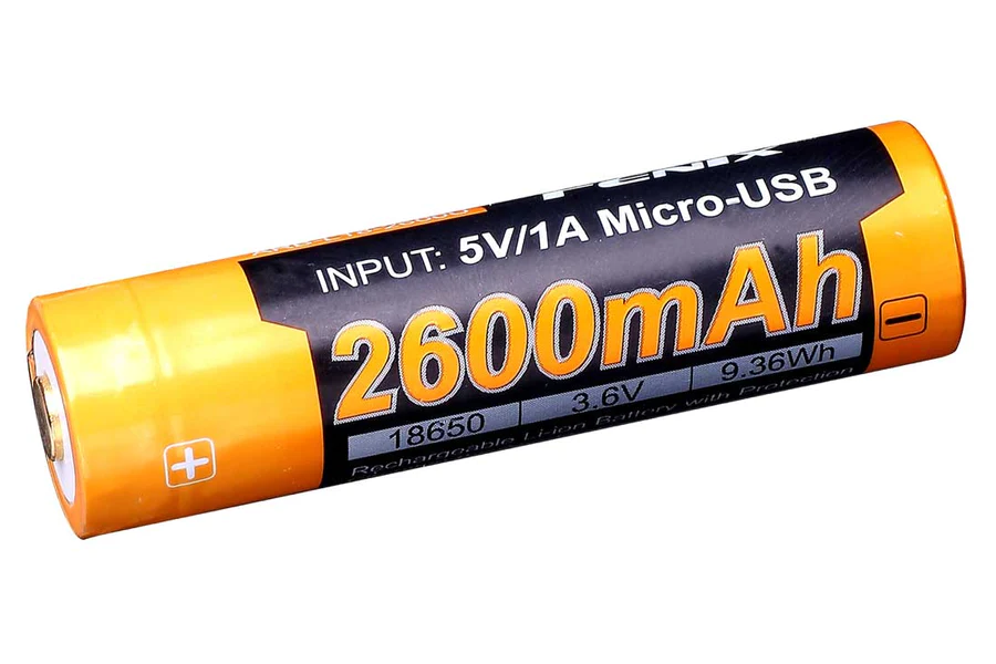 ARB-L18 USB (18650) oplaadbare 3.7V 2600mAh accu