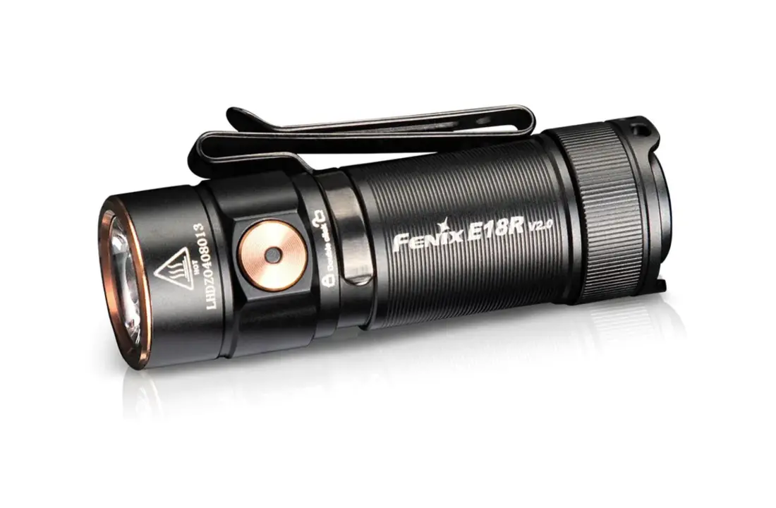 E18R V2.0 Mini Zaklamp / Flashlight (1200 lumen) incl. Accu