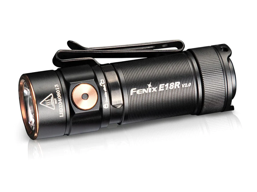 E18R V2.0 Mini Zaklamp / Flashlight (1200 lumen) incl. Accu