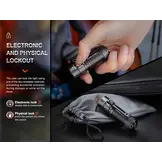 E18R V2.0 Mini Zaklamp / Flashlight (1200 lumen) incl. Accu