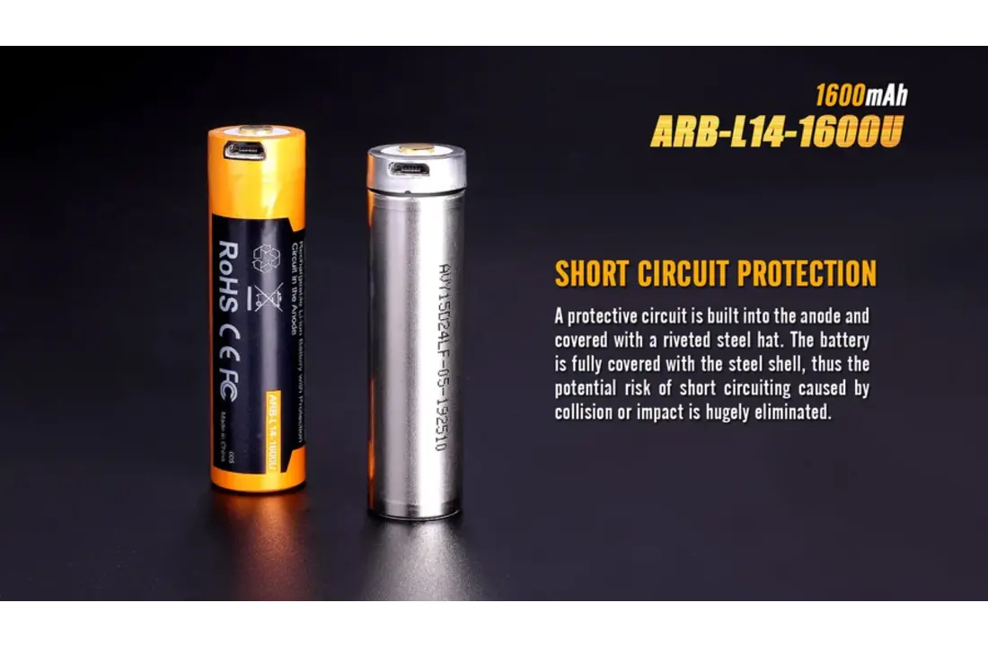 ARB-L14 USB (AA) oplaadbare 1.5V 1600mAh accu