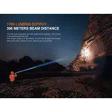 PD36R V2.0 Zaklamp / Flashlight (1700 lumen) incl. Accu