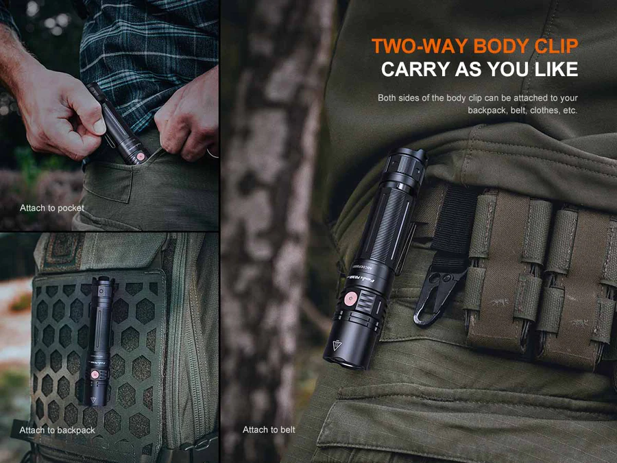 PD36R V2.0 Zaklamp / Flashlight (1700 lumen) incl. Accu