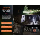 E28R V2.0 Zaklamp / Flashlight (1700 lumen) incl. Accu