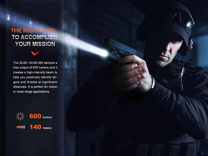 GL06 Compact Weapon Light (600 lumen)
