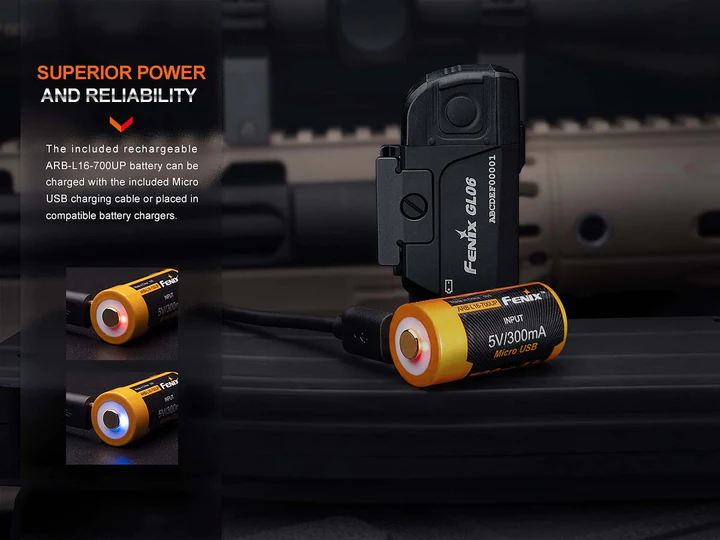 GL06 Compact Weapon Light (600 lumen)