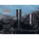 PD40R V3.0 Zaklamp / Flashlight (3000 lumen) incl. Accu