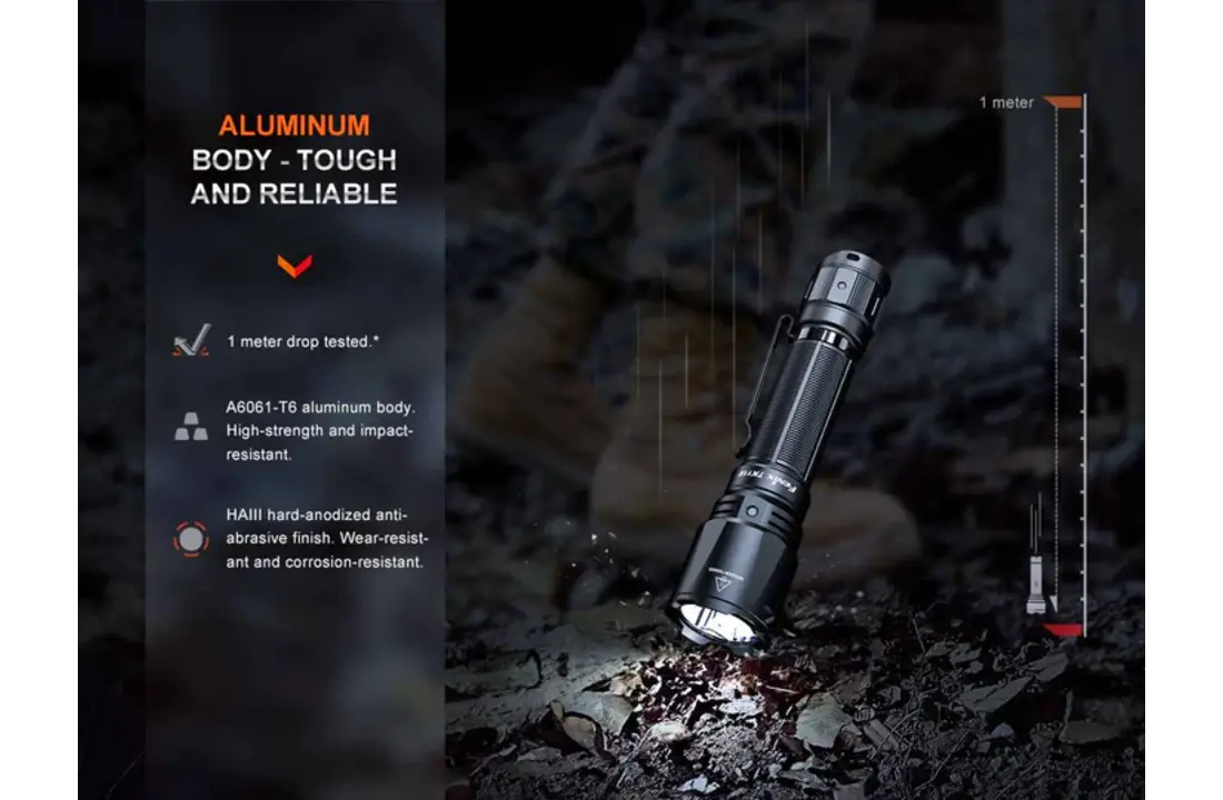 TK11R Zaklamp / Flashlight (1600 lumen)