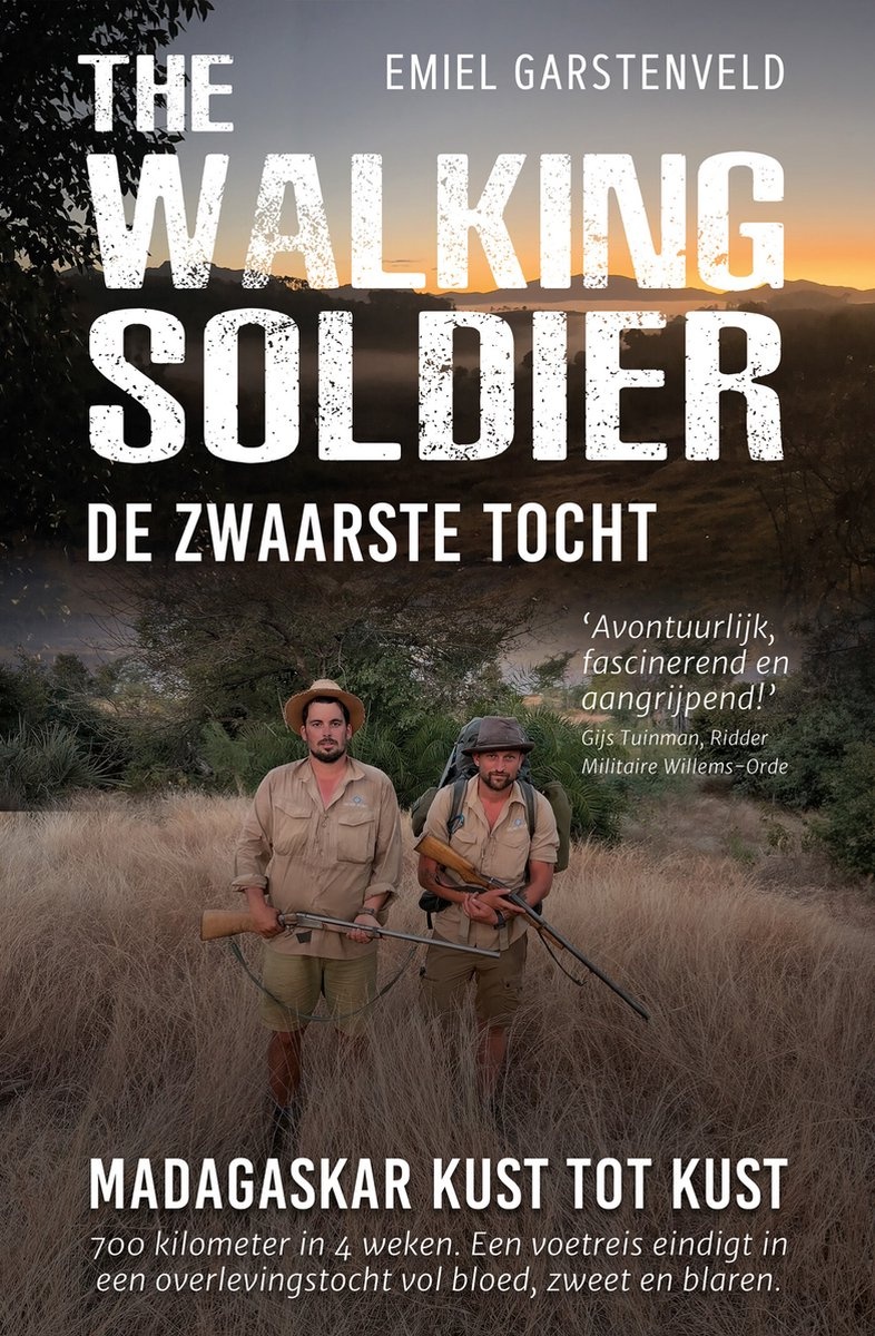 Boek "The Walking Soldier" van Emiel Garstenveld