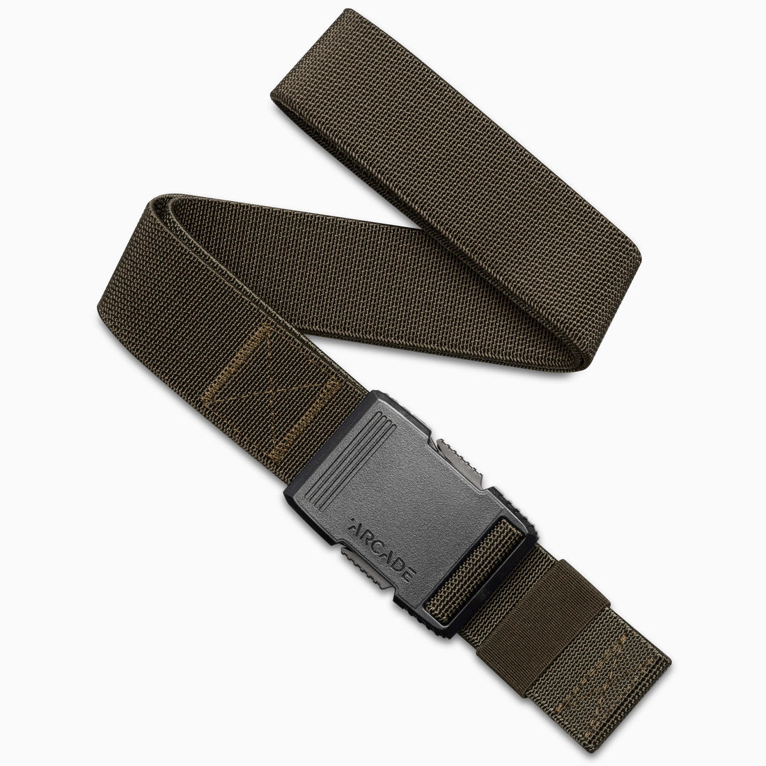 HARDWARE Utility Elastic Stretch Belt Mud Brown