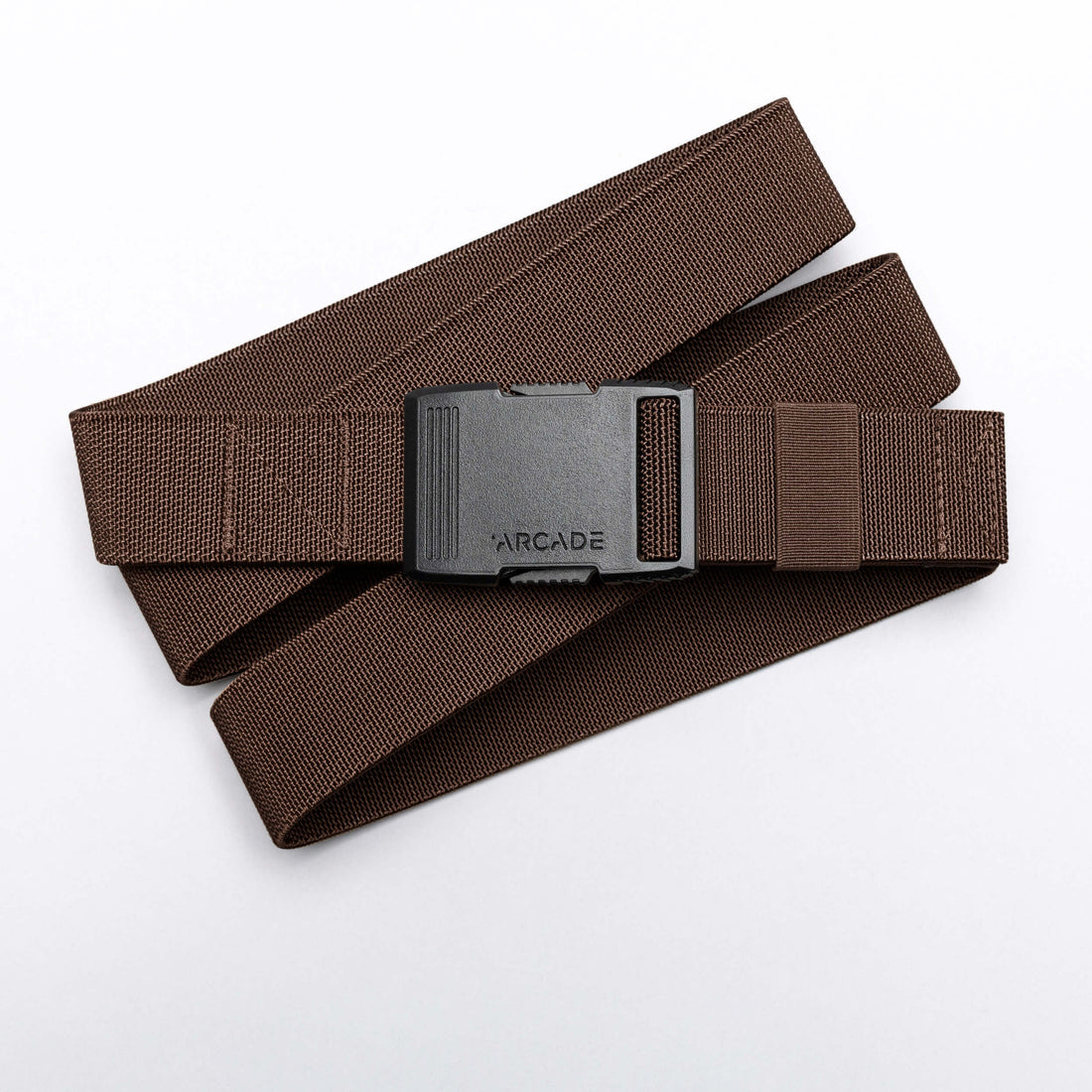 HARDWARE Utility Elastic Stretch Belt Mud Brown