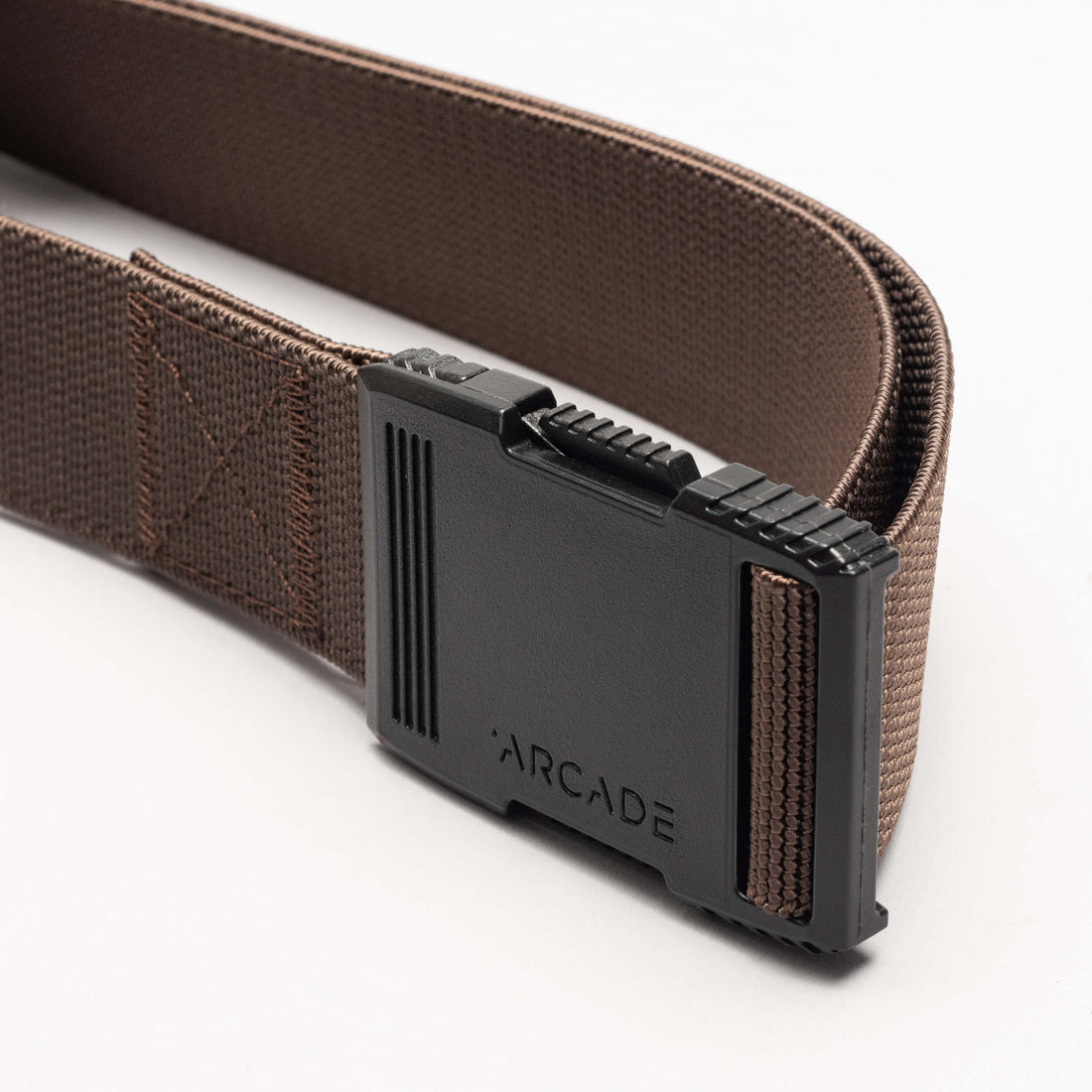 HARDWARE Utility Elastic Stretch Belt Mud Brown