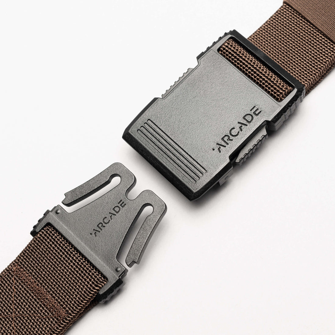 HARDWARE Utility Elastic Stretch Belt Mud Brown