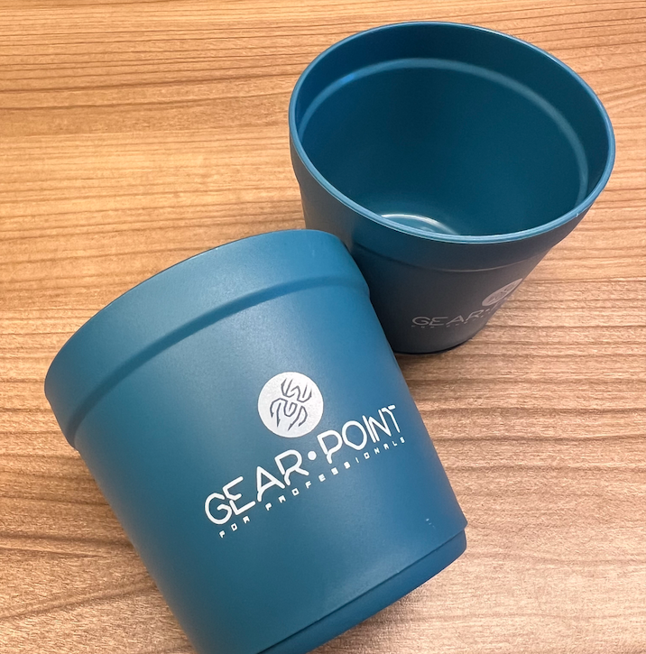 Recycled Coffee Cup 200ml Ocean Blue