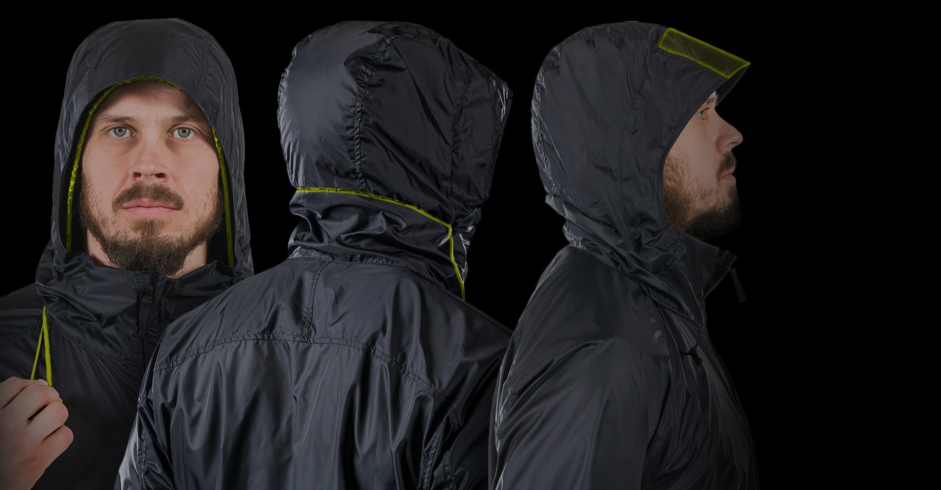 Storm Chaser Windbreaker Jacket Black