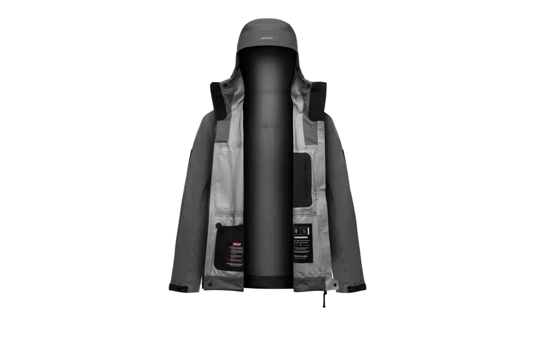 AIGIS Hardshell Jacket Obsidian Black Size: L