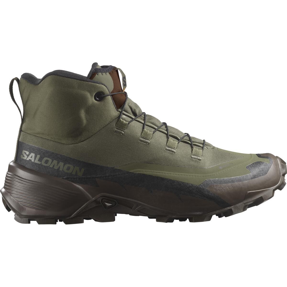 Salomon Cross Hike TRACKER GTX Green Brown GearPoint