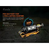 HM60R Hoofdlamp / Headlight (1300 lumen)  incl. Accu