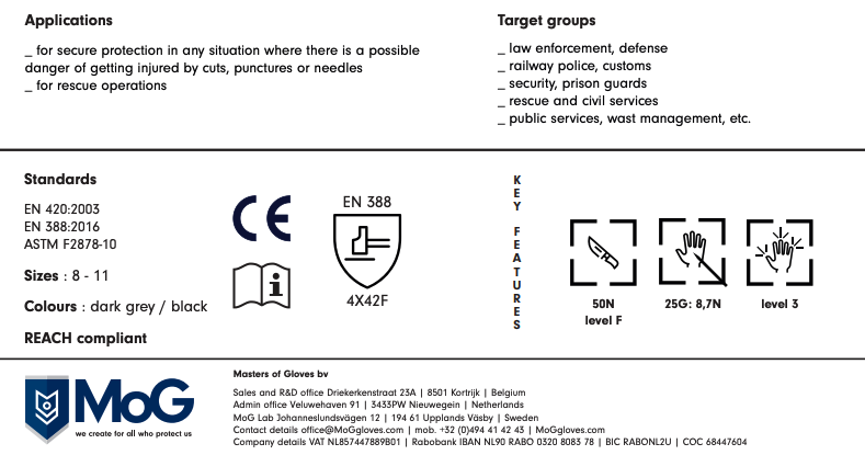 6225 CPN Gloves Grey