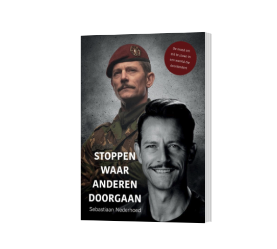 Boek "Stoppen Waar Anderen Doorgaan"