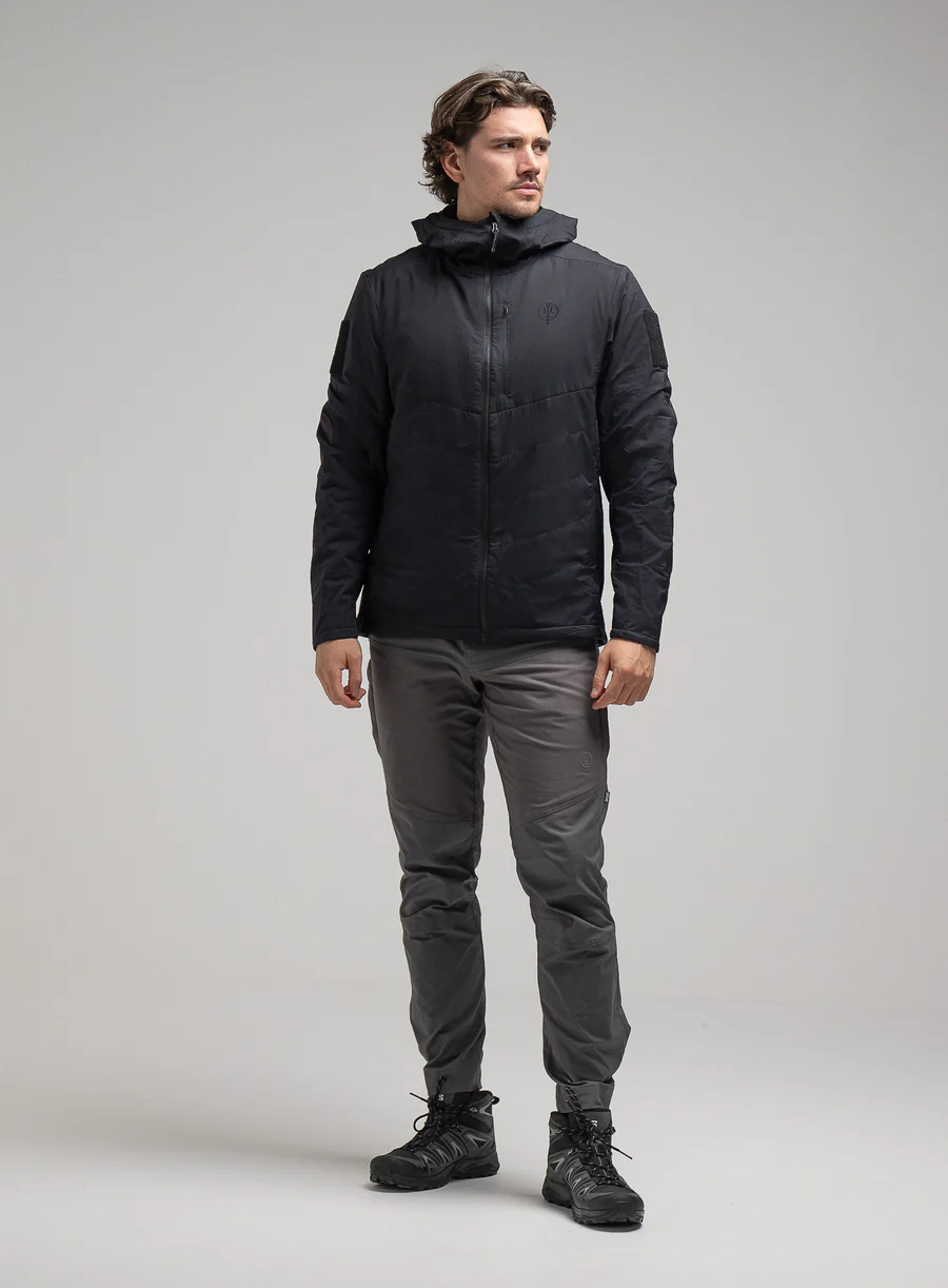 WRAITH Hooded Jacket Obsidian Black