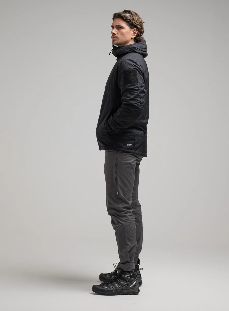 WRAITH Hooded Jacket Obsidian Black