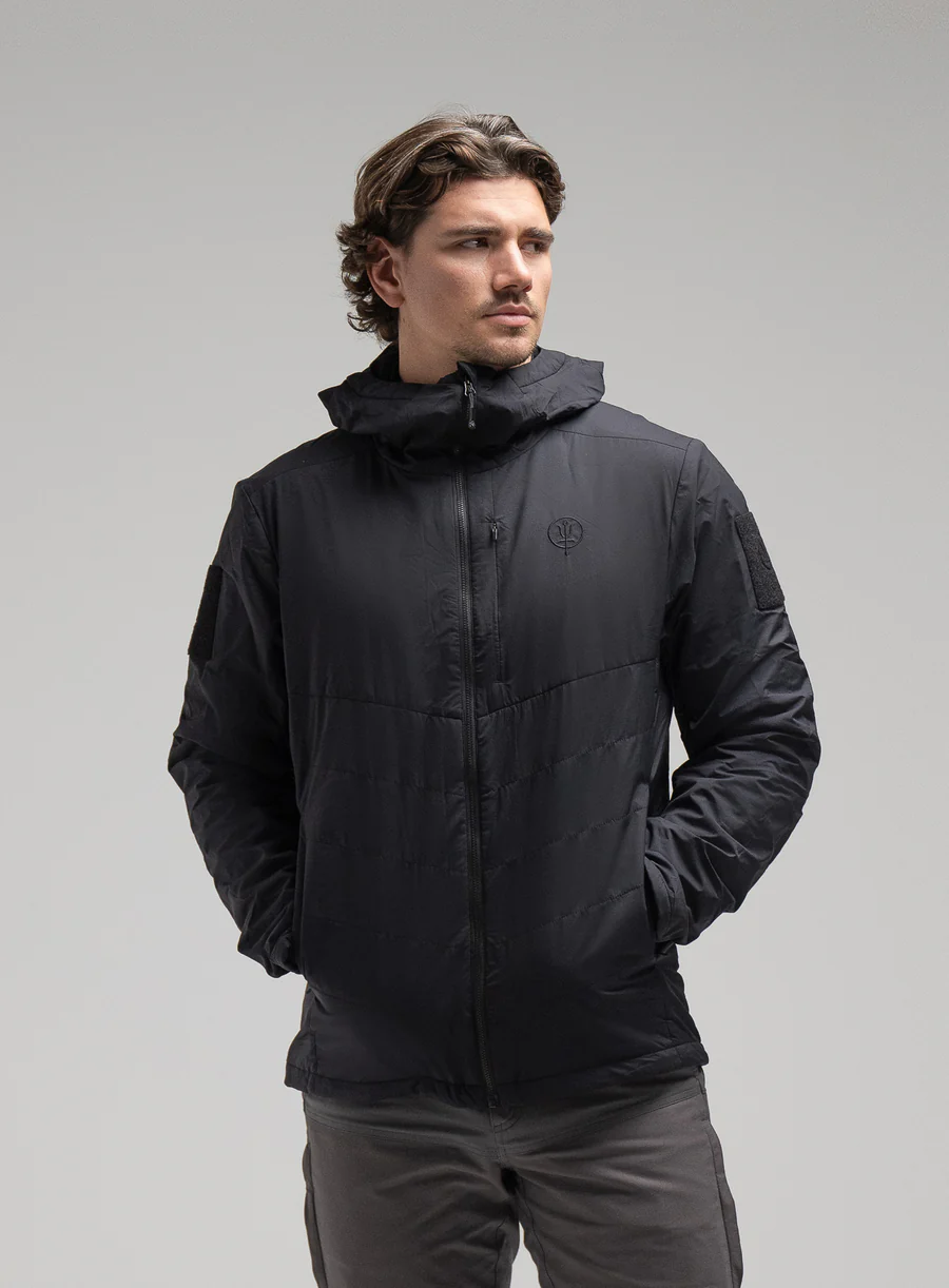 WRAITH Hooded Jacket Obsidian Black