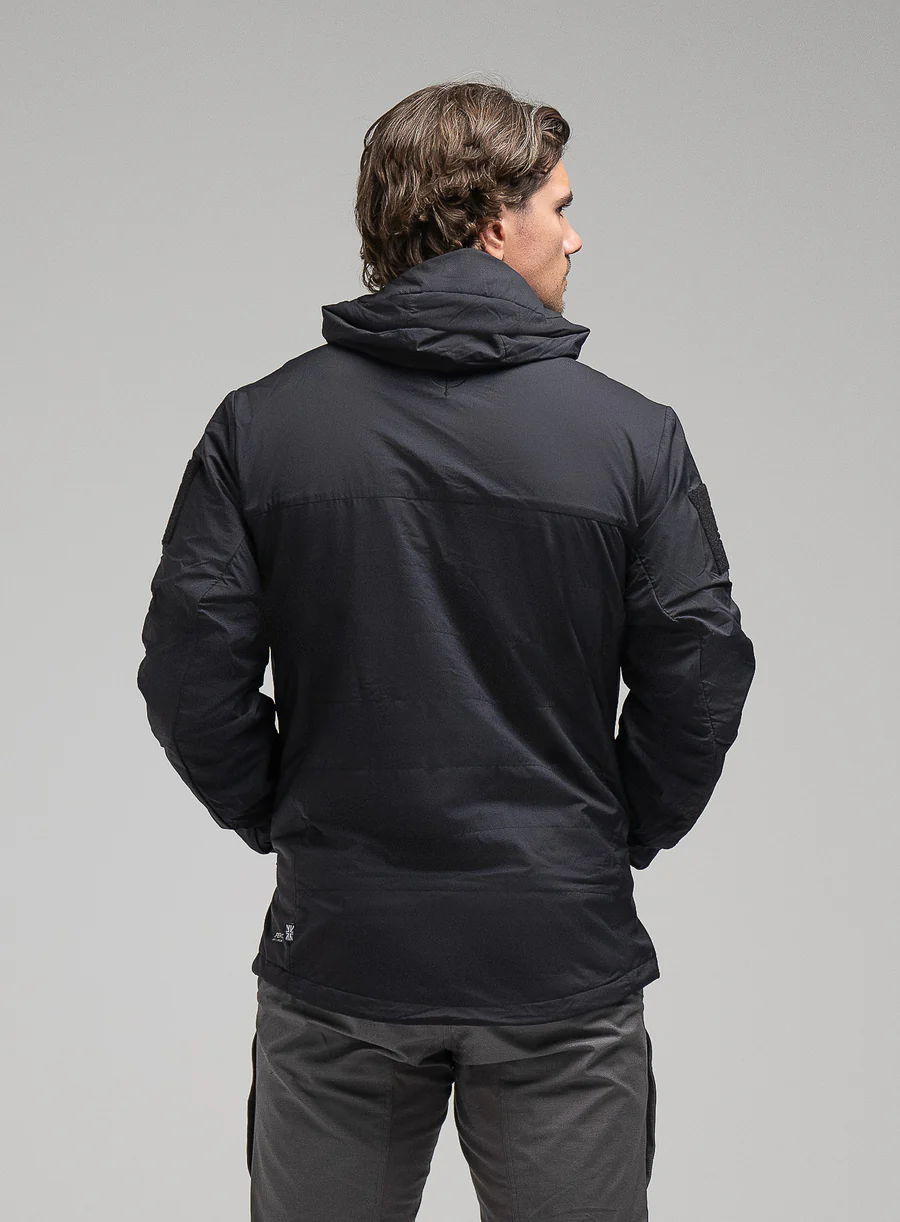 WRAITH Hooded Jacket Obsidian Black