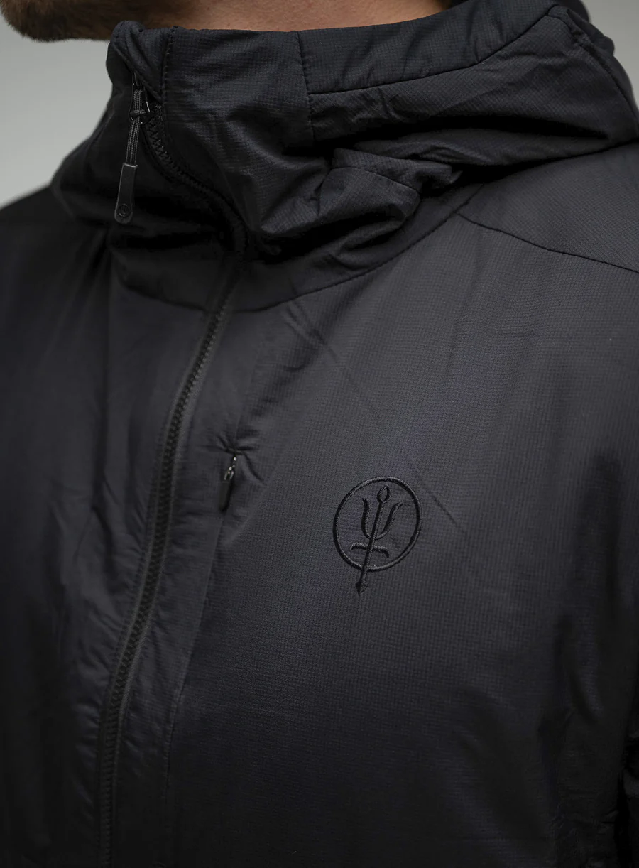WRAITH Hooded Jacket Obsidian Black