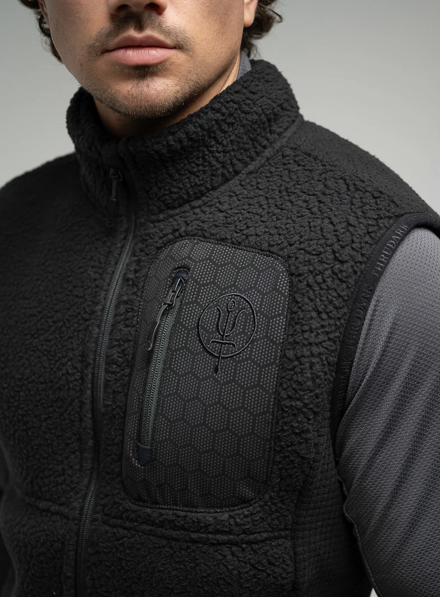 MANTRA Gilet Obsidian Black